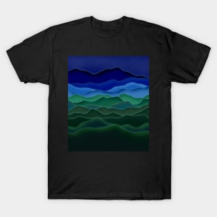 Mountain range view T-Shirt